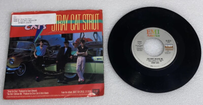 1980s MINT-EXC Stray Cats Stray Cat Strut/YOU DONT BELIEVE ME Jukebox 45