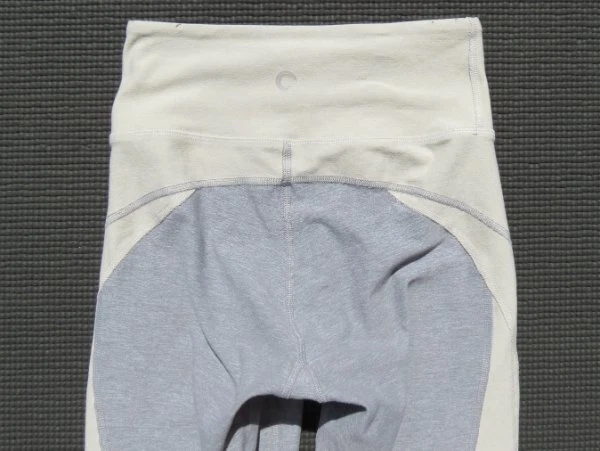 aritzia the constant heather beige 7/8 crop tights pants