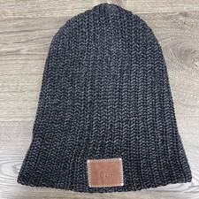 Love Your Melon Beanie Cozy Knit Unisex Black One Size Fits All