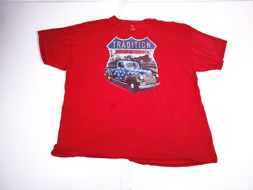 Celebrate Patriotic Mens Vintage T Shirt Tradition Driven By Freedom 3XL