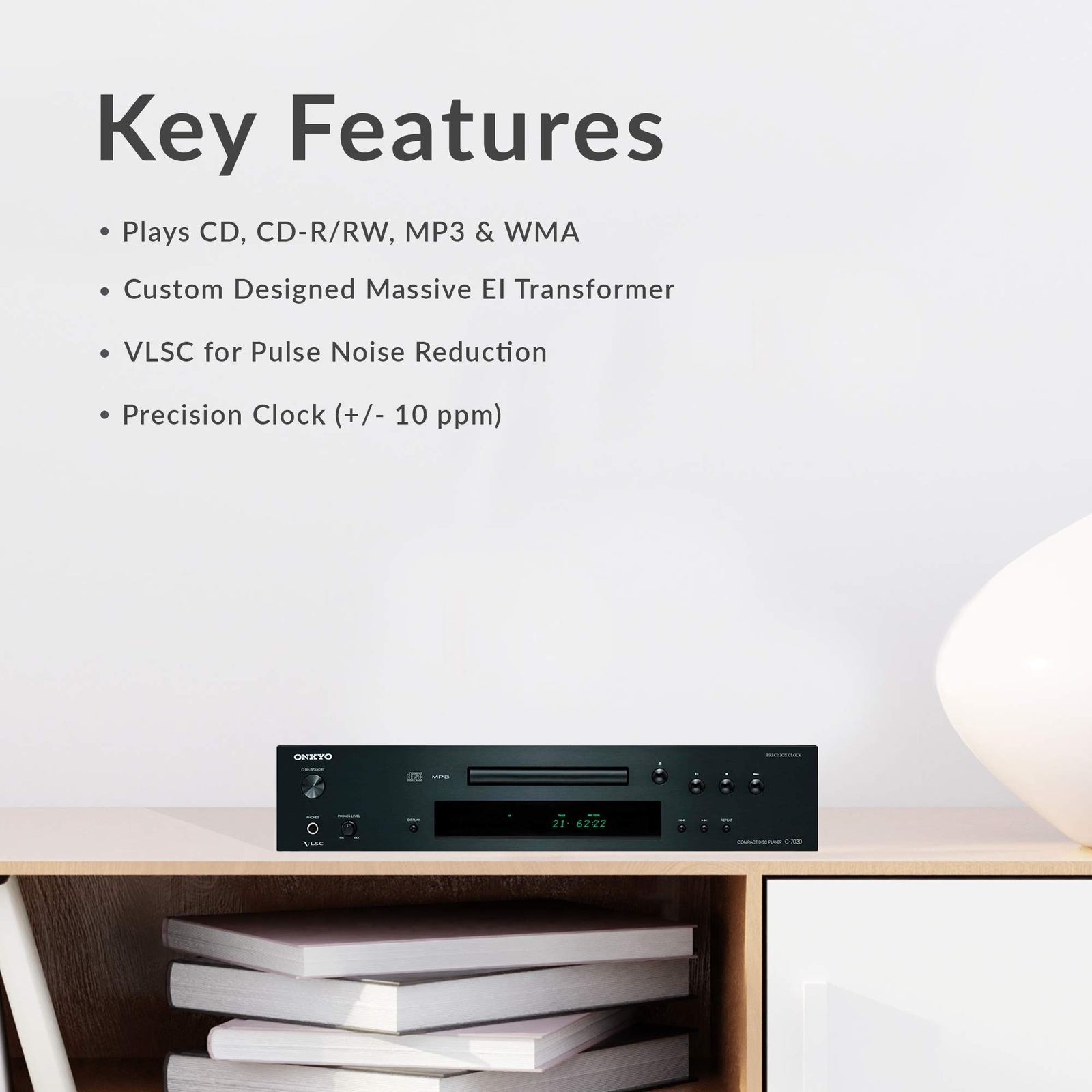 9356-010] ONKYO C-7030 CDプレーヤー 【中古】 現状販売 通電確認
