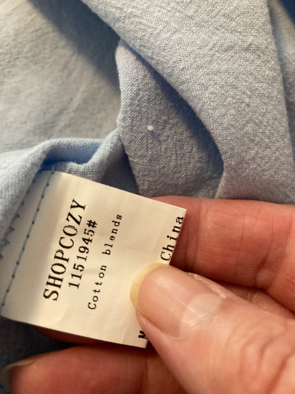 C.O.Z.Y womens chambray long sleeve shirt size 1X flower graphics loose fit