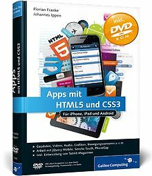 Apps mit HTML5 und CSS3: für iPad, iPhone und Andro... | Buch | Zustand sehr gut