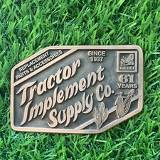 Tractor Implement Supply 61 Year Anniversary Vintage Belt Buckle