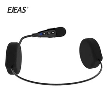 EJEAS E1+ Bluetooth Motorcycle Helmet Headset Bluetooth Waterproof Motorbike ...