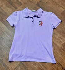 Polo Moncler | Polo Moncler retrò vintage lilla taglia 10/12 top di design