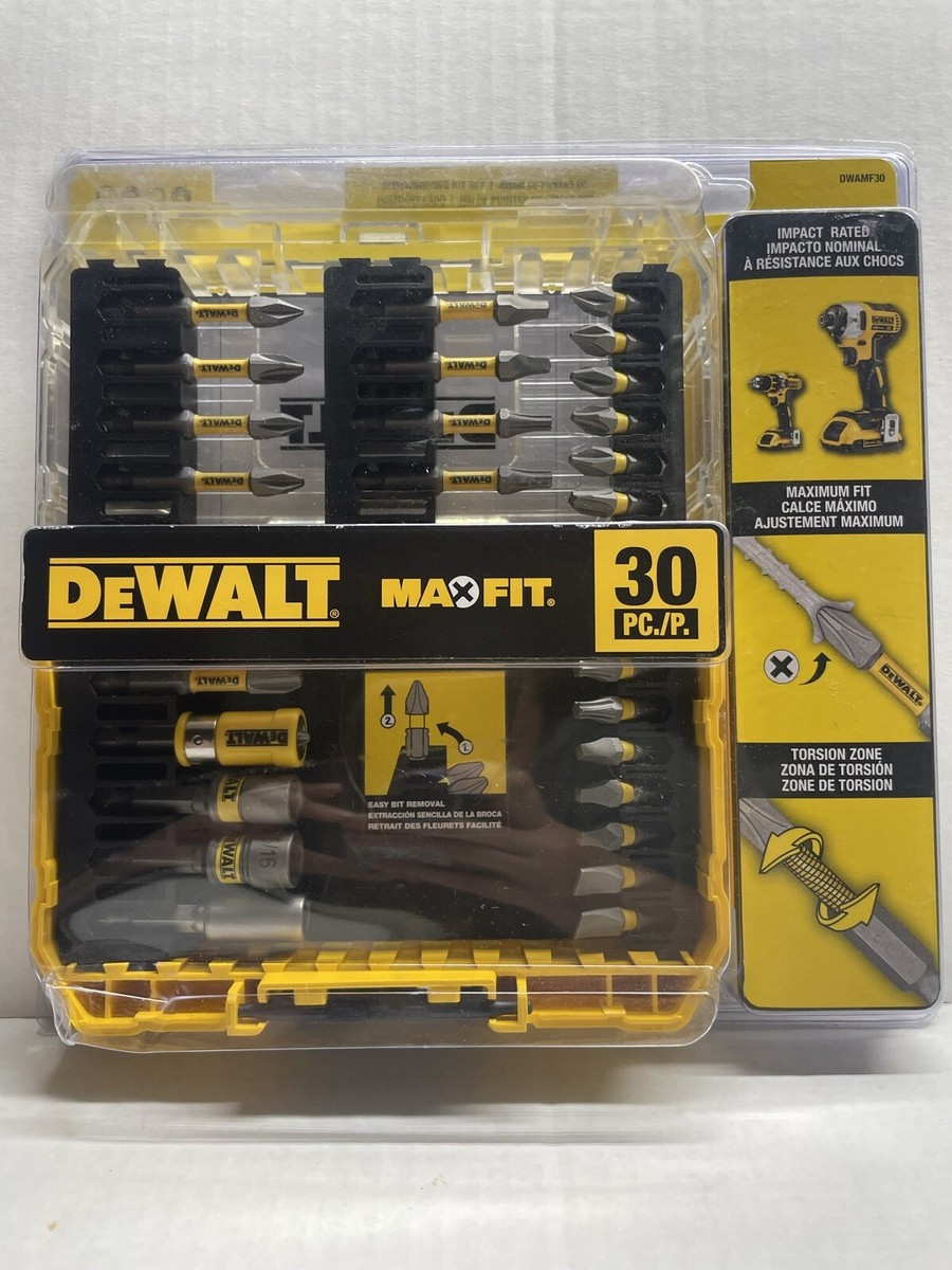 DeWalt DWAMF30 MAXFIT Schraubendreher-Bit-Set – 30-teilig, Mit Aufbewahrungssystem, Für Schlagschrauber & Bohrschrauber