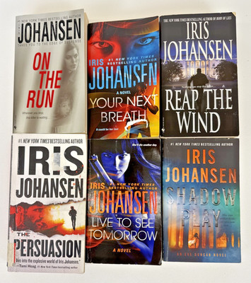 Iris Johansen Novels Lot of Six Eve Duncan, Catherine Ling, Caitlin Vasaro