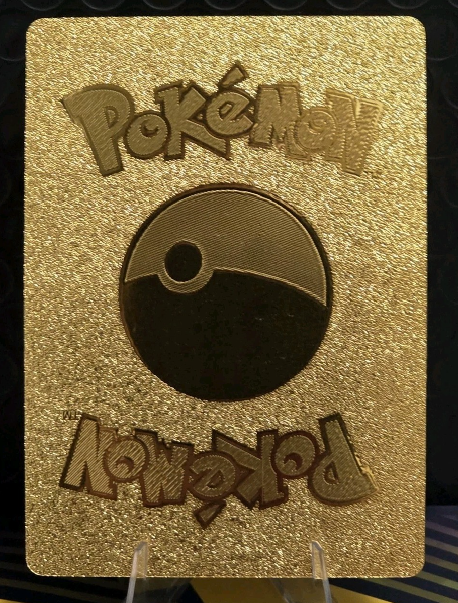 Pokémon Mega Beedrill EX 490hp Gold Foil Fan Art Collector Card