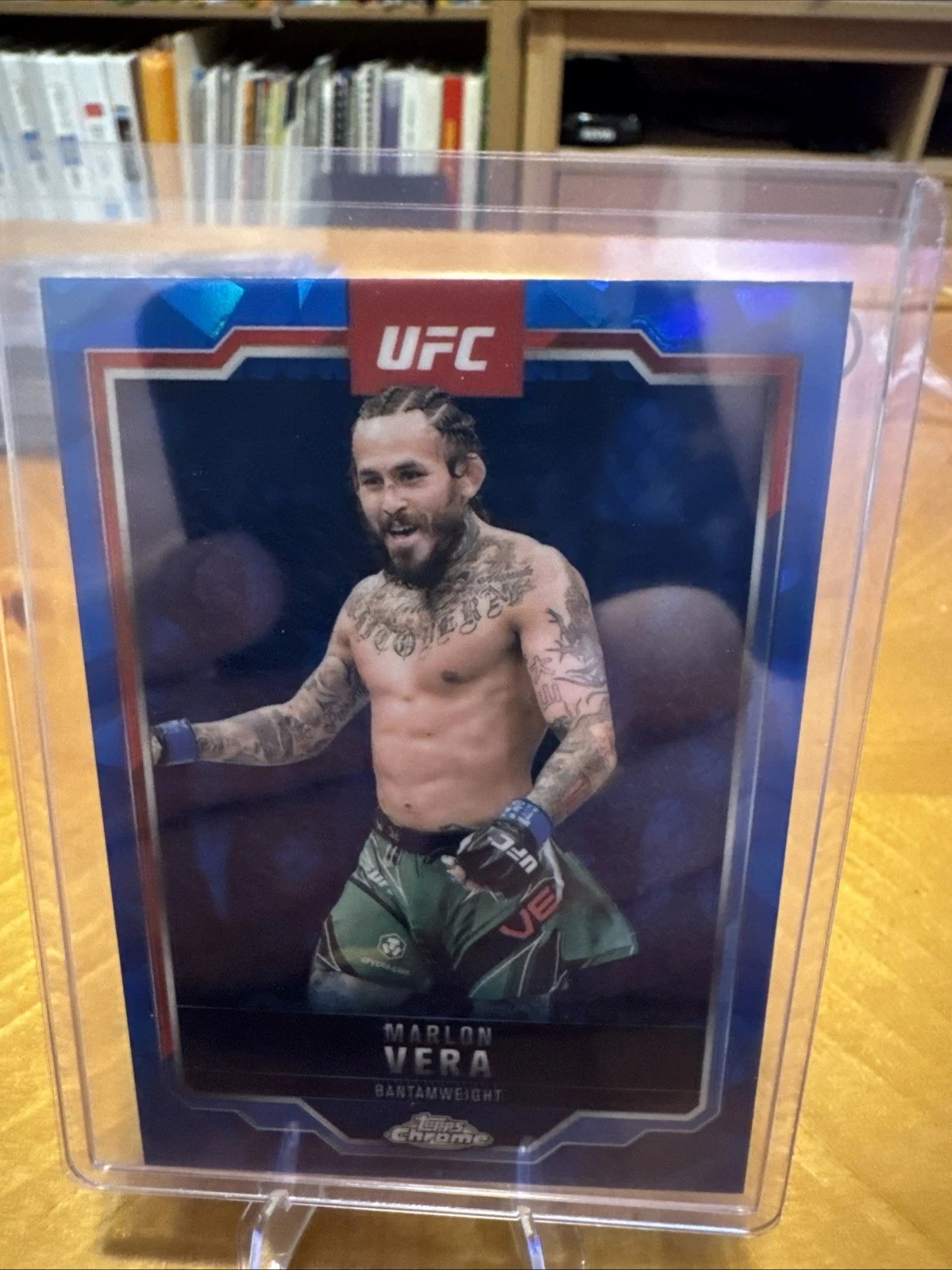 2025 Topps Chrome UFC Sapphire Marlon Vera #151