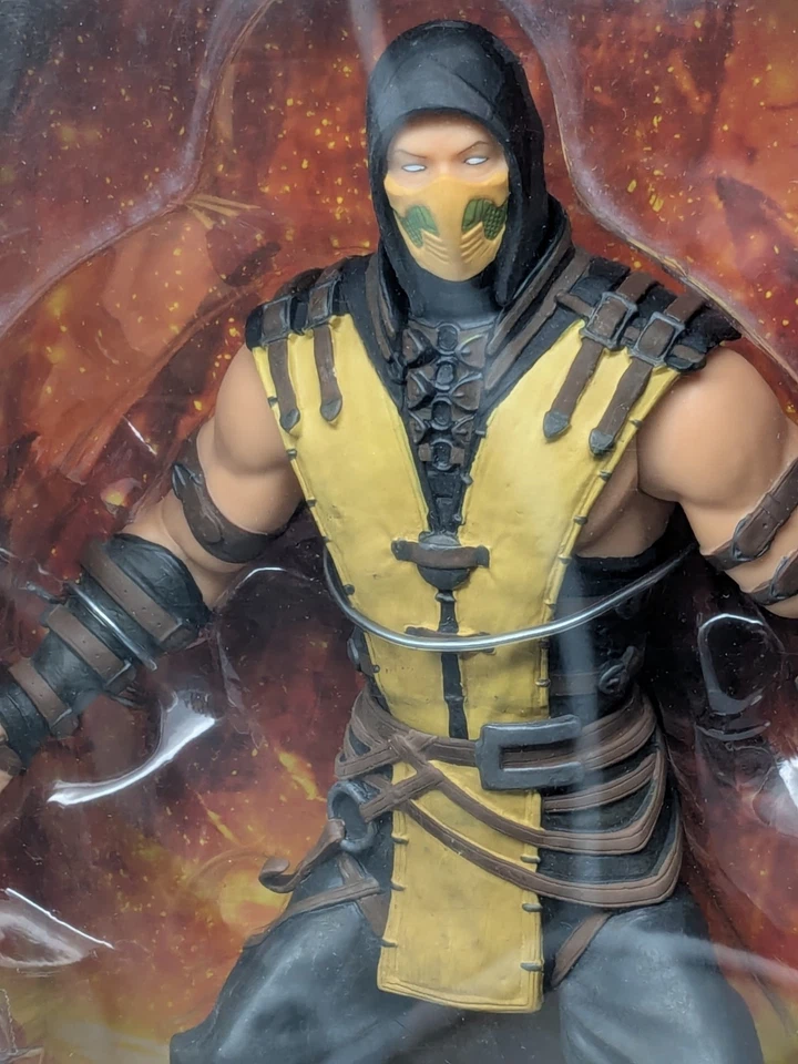 Mortal Kombat X Scorpion 30Cm Mezco OVP F29 - Immagine 2 di 4