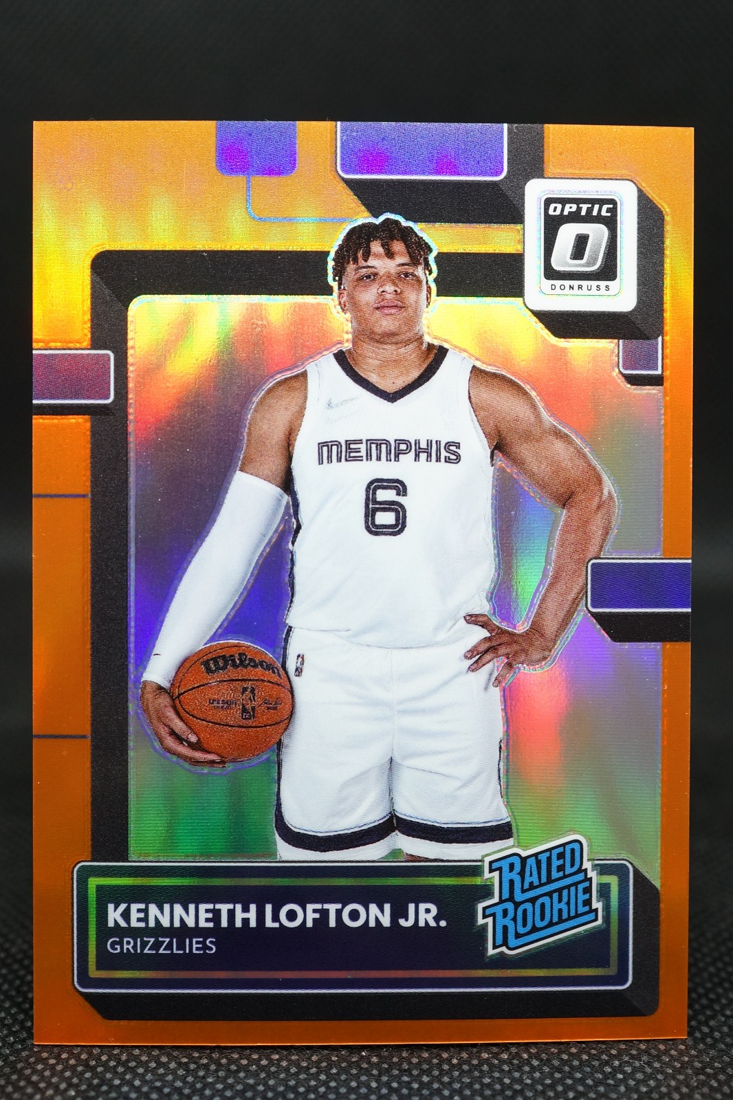 2022-23 Donruss Optic Kenneth Lofton Jr Rated Rookie Orange Prizm 172/199 #202