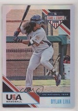 2020 USA Baseball Stars & Stripes Longevity Holo Foil 54/99 Dylan Lina #68 s1i