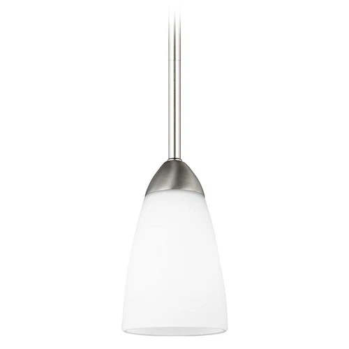 Generation Lighting 6120201-962 Seville 1 Light 4" Mini Pendant Brushed Nickel - Picture 2 of 3