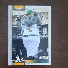 Topps 2022 Opening Day Mascots Insert Oakland Athletics M-16 Baseball Card