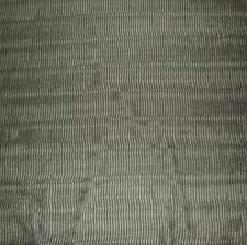 Donghia Piega Pleated Cotton Polyester Nebbia New 2 Yards, Woven In Switzerland