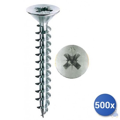 500x Vite Selbst -Tapping für Spanplatte Panelvit Chromiting & Reg; Mustad