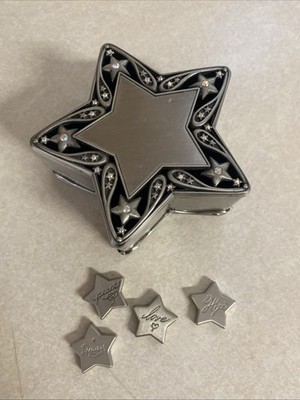 Things Remembered Jewelry Trinket Box With Swarovski Crystals & Engravable Plate
