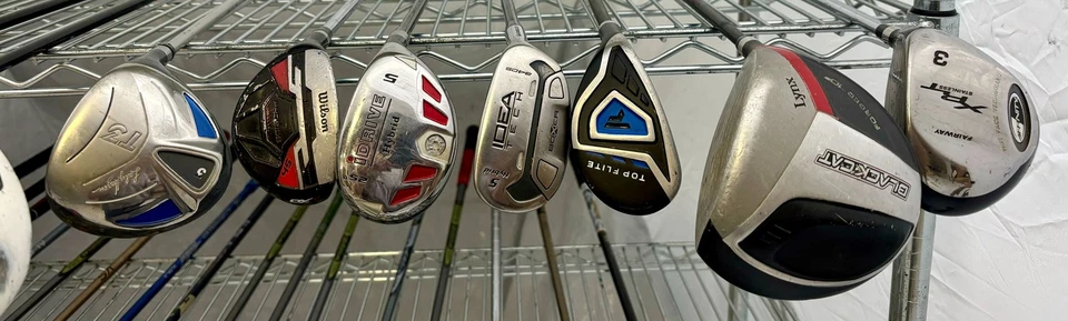 Lote al por mayor de 30 palos de golf - Cobra Bafflers, Idrive, Adams Foto 4 de 4