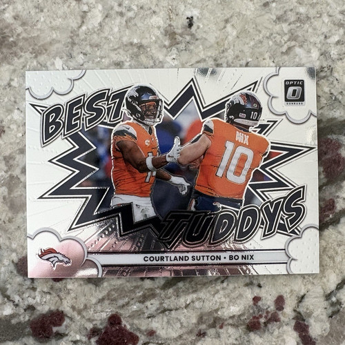 2025 Donruss Optic Bo Nix/Courtland Sutton Base (RAW)