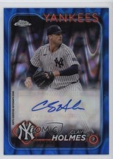2024 Topps Chrome Update Blue RayWave Refractor 19/150 Clay Holmes Auto 1f5h