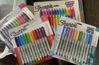 Lot of 4 Sharpie Permanent Marker Sets Assorted Colors Classic, Glam Pop, Cosmic — photo 1