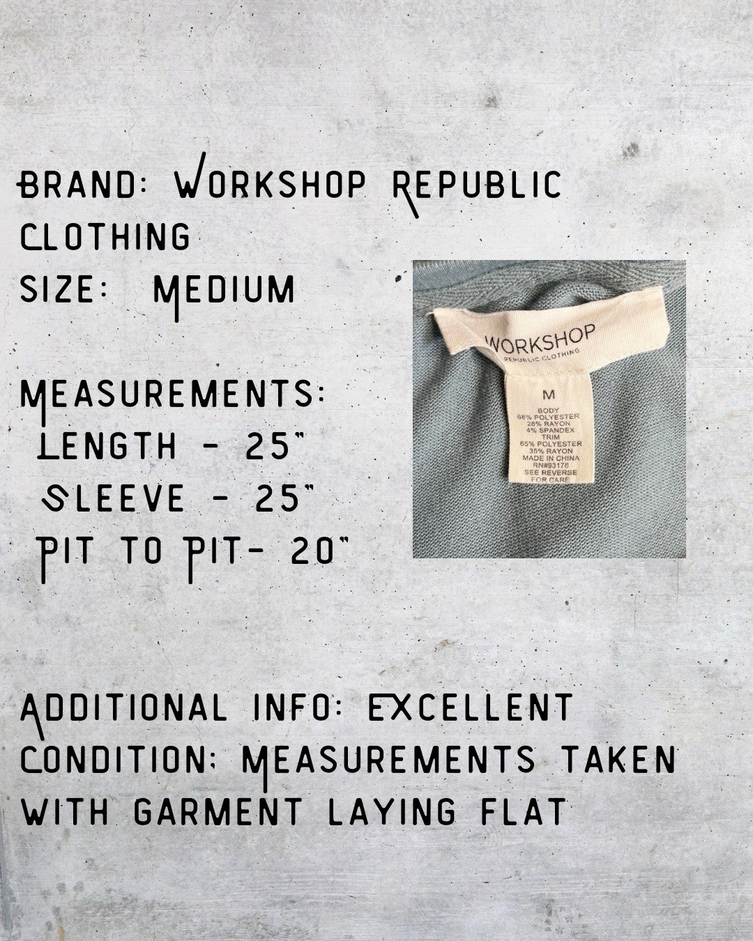 Workshop Republic Skull Print Pullover Sweatshirt… - image 6