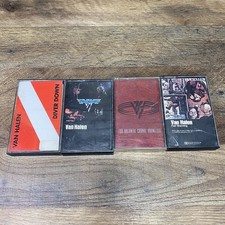Van Halen CASSETTE Tape Lot Of 4 Fair Warning, Diver Down, Carnel Knowledge