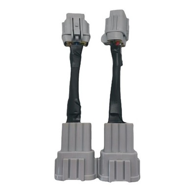 Car Headlight Conversion Adapters Wiring for 2003+ 350z Fog Lights Connectors 2x