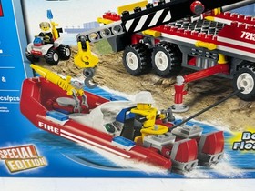 *NEW/Sealed* LEGO CITY 7213 Off-Road Fire Truck Fireboat - Rare Special Edition