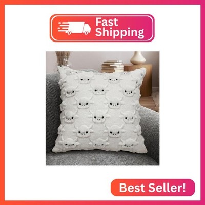 OECTVD Highland Cow Throw Pillow Covers 18x18 Cute Highland Cattle Animal Pillow