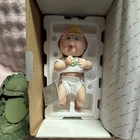 Cabbage Patch Kids Emily Ann Danbury Mint Porcelain Baby Doll, 12”, Leaf Display