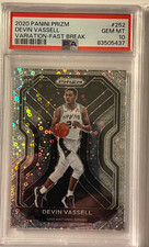 💎2020 Panini Prizm Devin Vassell RC #252 Variation Fast Break PSA 10 Gem Rookie
