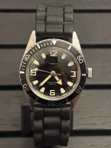 Timex Skin Diver Watch 🤿Vintage ‼️600 Feet‼️  [1967]