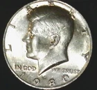 1980-P  Kennedy Half  GEM-BU BETTER DATE #A1