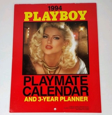 Playboy Playmate 1994 Calendar 3 Year Planner Anna Nicole Smith Pamela Anderson