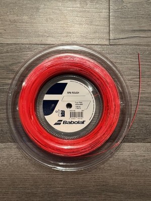 Babolat RPM Rough Fluo Red Tennis String 16g / 1.30mm Spin Control Poly Reel