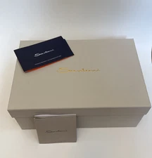 Santoni Empty Shoe Box And Cards