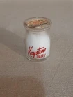 Vintage Glass Creamer Bottle Jar Keystone Dairy  Peach Bottom PA try our milk