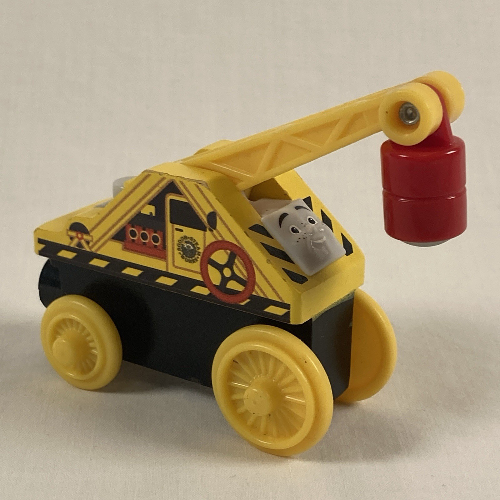 Thomas the Train Wooden Railway Kevin Yellow Magnetic Crane Car 2012