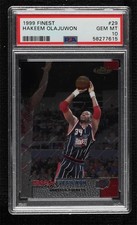 1999-00 Topps Finest Hakeem Olajuwon #29 PSA 10 GEM MT HOF 11pj