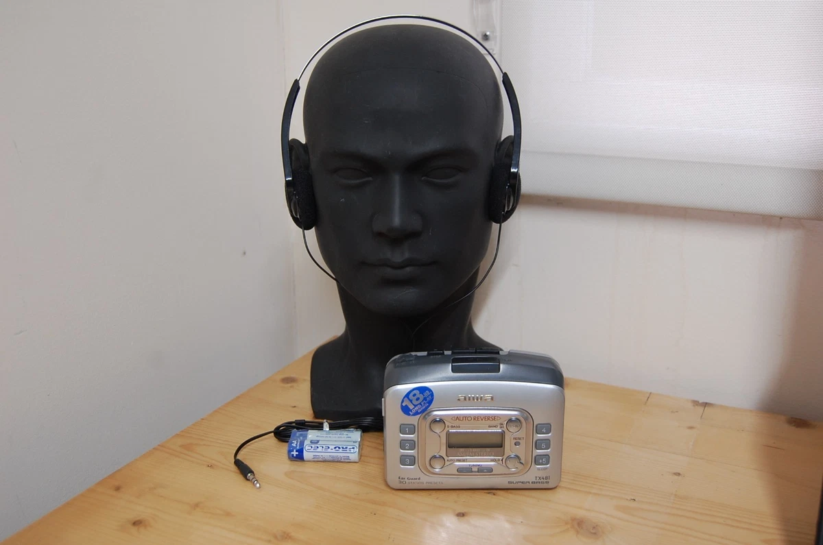 Walkman Aiwa HS-G36 Vintage 1987 - Baladeur Cassette Avec Écouteurs - Fonctionne