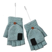 Knitted Usb Heated Gloves Top Design Hand Warmer Gloves For Winter