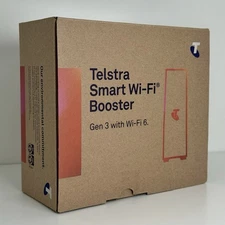 Telstra Smart Wi-Fi Booster Gen 3 with WiFi 6 M35H-EMR2 Modem BRAND NEW IN BOX!