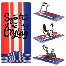 Treadmill Mat Extra Large 76''x36'' 6mm Super Thick Noise Reducing Heavy Dut...