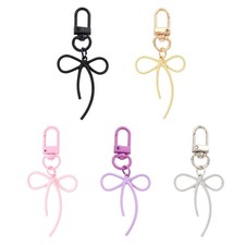 Lovely Bows Keyring Car Key Chain Bowknot Keychain Pendant for Bag Decoration