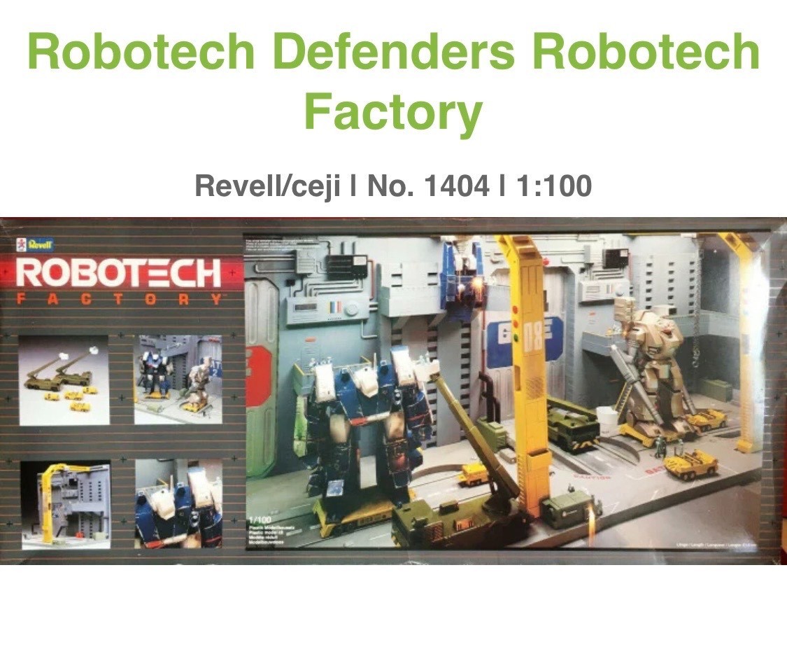 NOS REVELL 1404 Robotech Factory Model Kit 1984 Vintage! | eBay