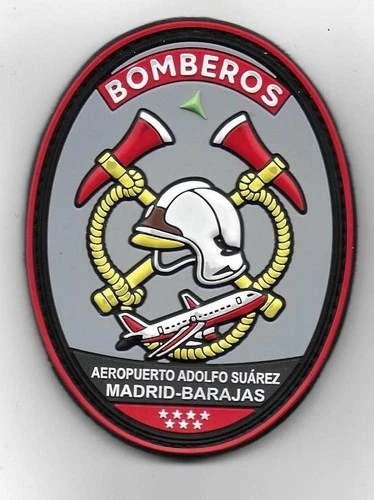 SPAIN MADRID BARAJAS AIRPORT  FIRE PATCH