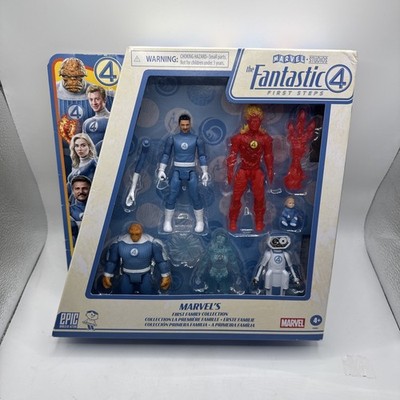 Marvel Fantastic Four 4 First Steps First Family 6 Pack New Figures Set 4'' 3.75''