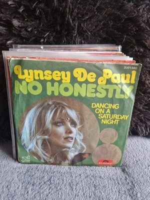 Single7'' Lynsey De Paul..No Honestly/Dancing on a Saturday Night Siehe Foto